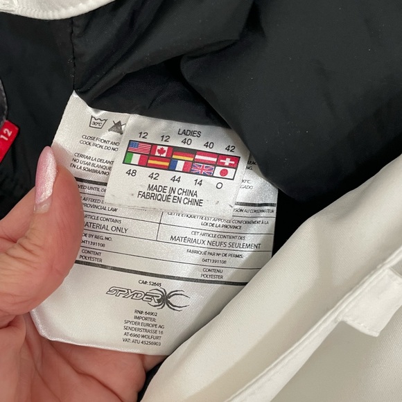 Spyder Waterproof snow snowboard ski pants Wm 12 - Picture 6 of 11